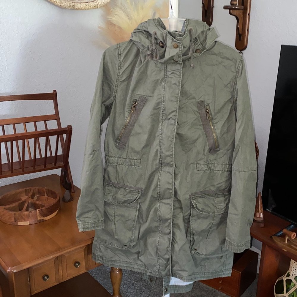 Women’s Sz. 10 H & M L.O.G.G. Label of Graded Goods Military Style Field Jacket